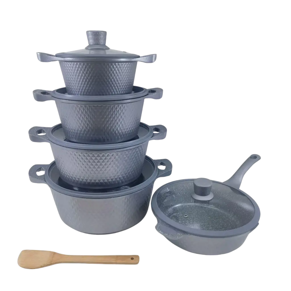 Bosch 11pc Cookware with Silicone Lid Covers